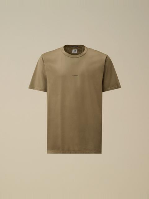 Mercerized 70/2 Jersey Gasato Short Sleeve Logo T-Shirt