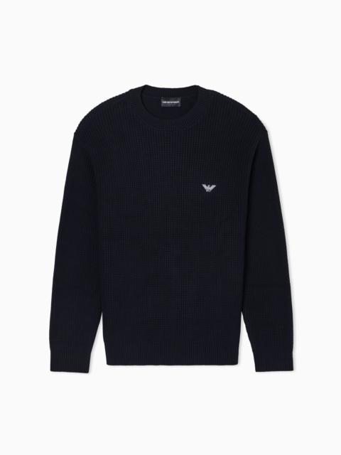 HALF FISHERMAN’S RIB KNIT JUMPER