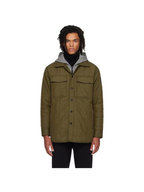 Khaki 'Black Label' Carlyle Quilted Jacket