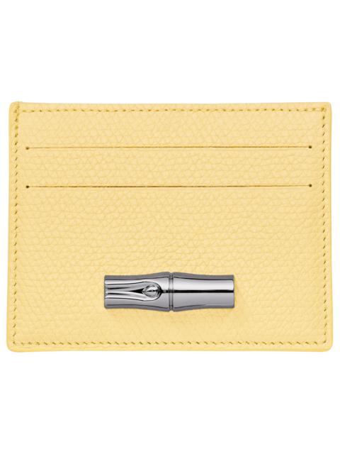 Le Roseau Card holder Yellow Chick - Leather