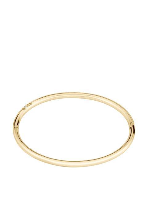 GOLD-TONE BANGLE WITH LOGO DETAIL
