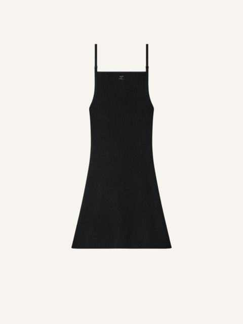 RIB KNIT MINI DRESS