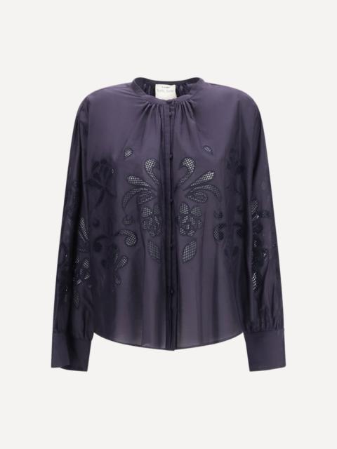 Embroderied cotton shirt
