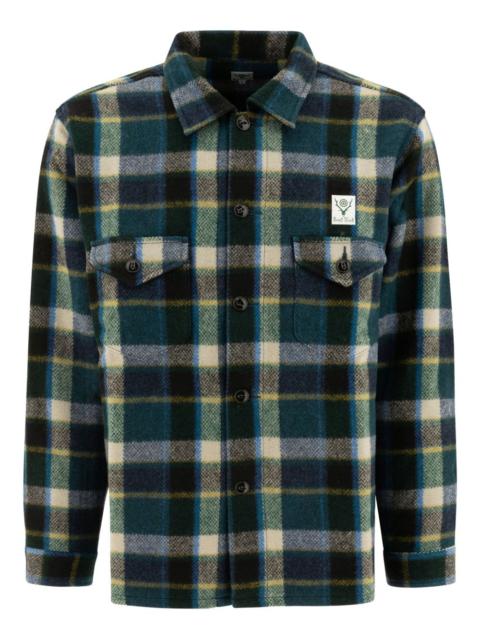 plaid pocket shirt