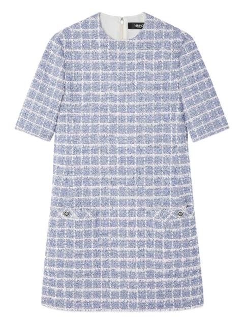 tweed A-line mini dress
