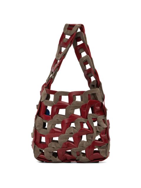 Red & Brown Links Bag