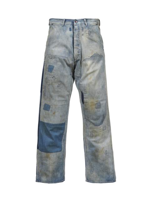 PAINTER PANTS/DAMAGE / BLU