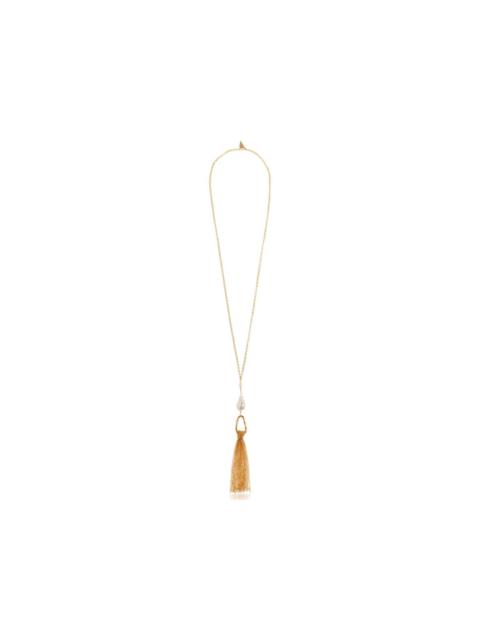 tassel-detail necklace