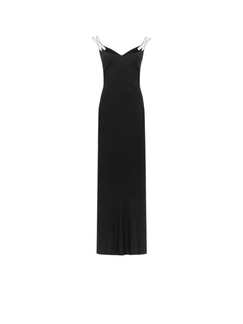 COCKTAIL SLIP DRESS WITH DOUBLE STRAPS