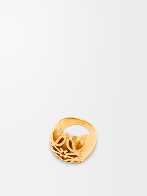 Anagram Bombé signet ring