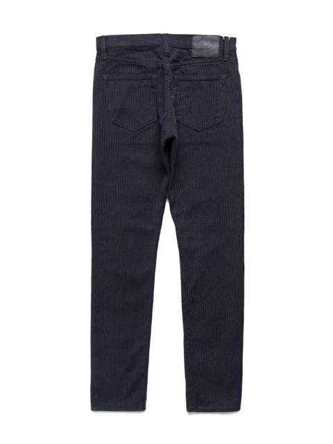 1170-2-BK Sashiko 5P Pants Relax Tapered - Grey x Black