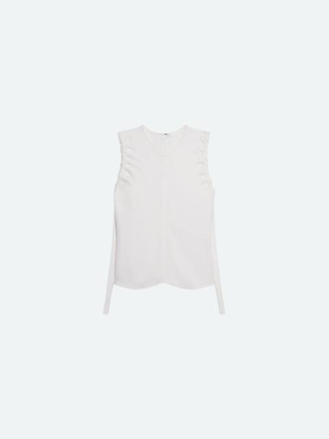 RUCHED ARMHOLE TOP
