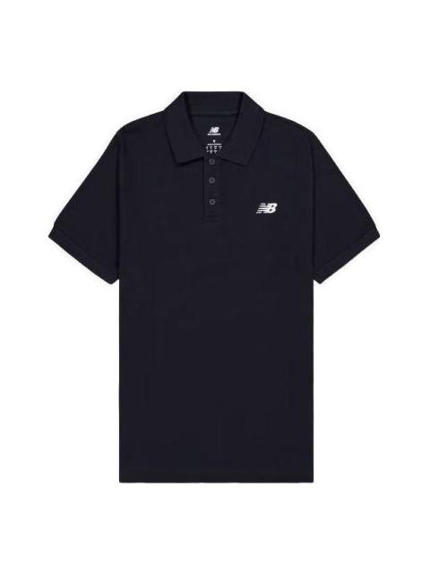 New Balance Sport Essentials Polo Shirt 'Black' MT41503-BK