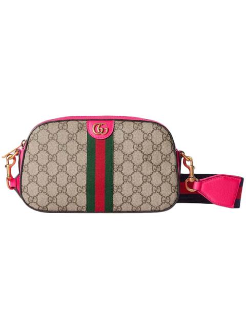 Gucci Ophidia GG Small Crossbody Bag Beige/Ebony/Pink