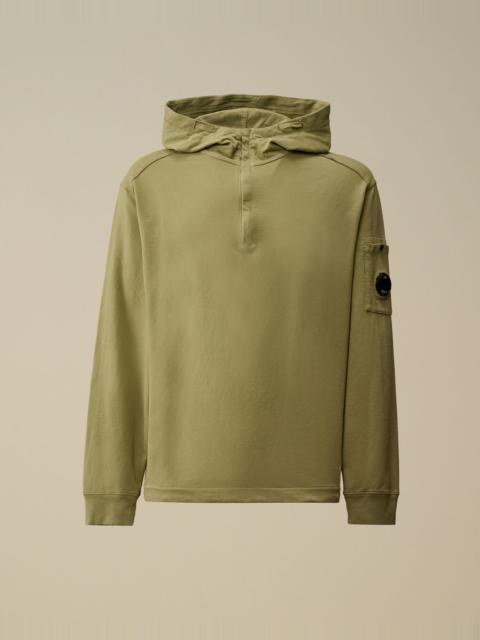 Light Fleece Half Zip Lens Sweatshirt