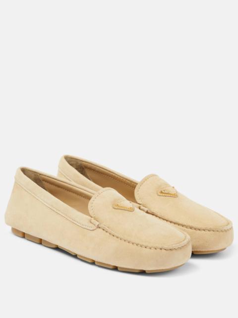Suede driving shoes