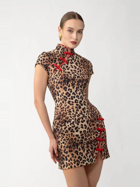 IRIS PRINT MINI DRESS