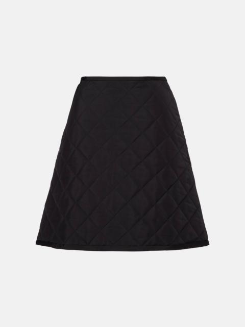 Quilted miniskirt