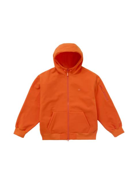 Supreme WINDSTOPPER Zip Up Hooded Sweatshirt (FW24) Orange
