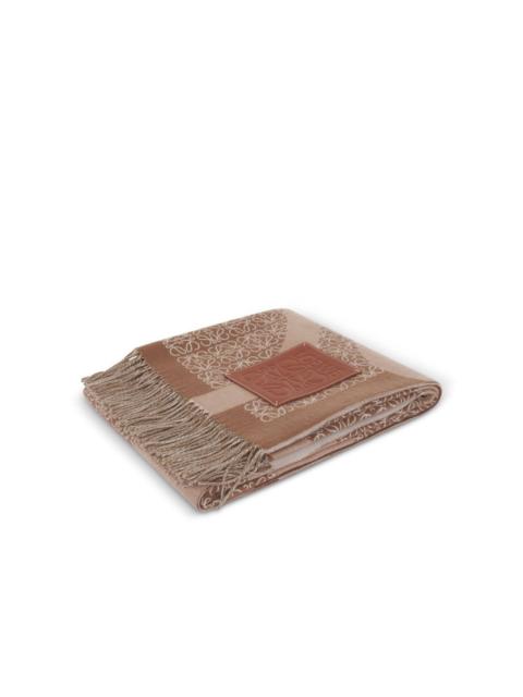 Anagram Wool Blanket in Camel