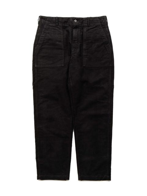 Fatigue Pant Black Cotton Moleskin