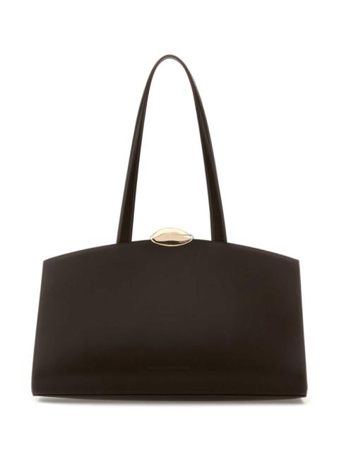 Benedetta Bruzziches Women Brown Leather Serena Shopping Bag