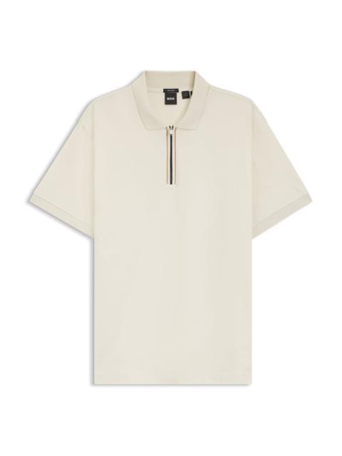 REGULAR-FIT POLO SHIRT IN MERCERIZED COTTON