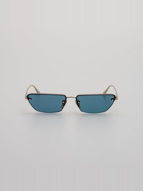 Cleo Cat Eye Sunglasses in Aqua
