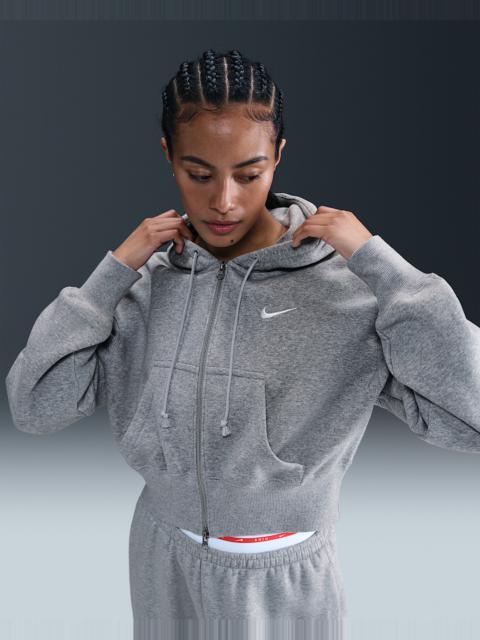 Nike Sportswear Phoenix Fleece Women's Loose Full-Zip Cropped Hoodie