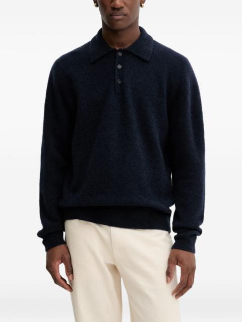 knitted polo shirt