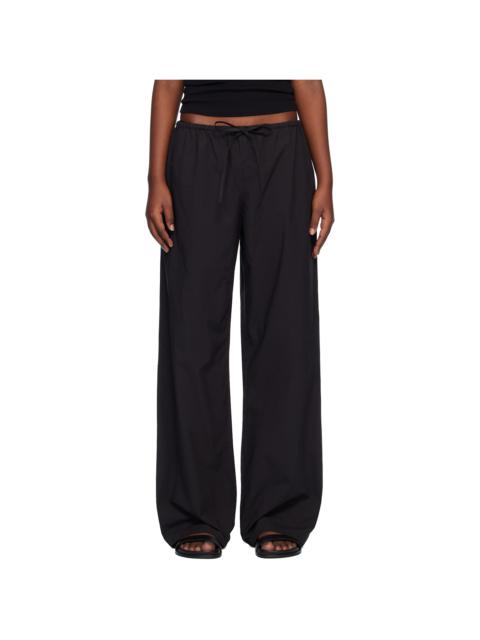 Black Drawcord Trousers