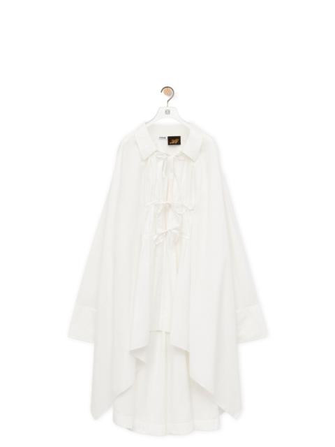 Tunic dress in cotton blend