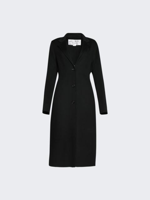 Long Wool Coat Black