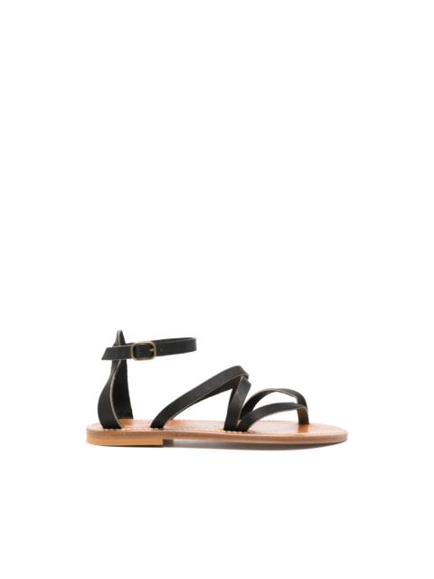 strappy flat sandals