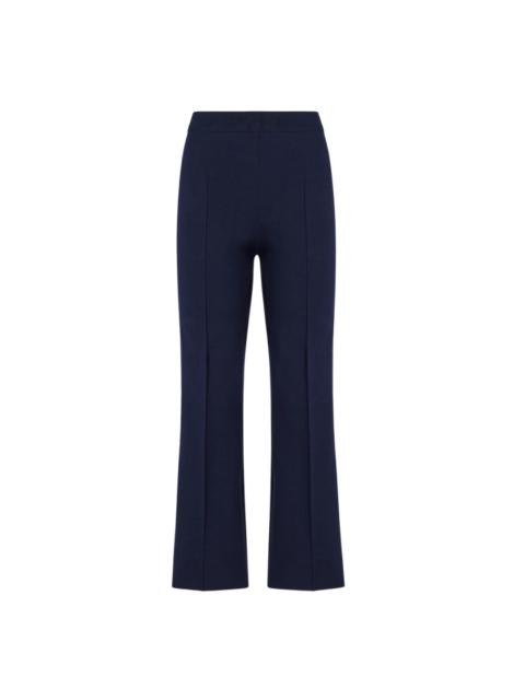 Navy Tonal Stripe Kick Pant