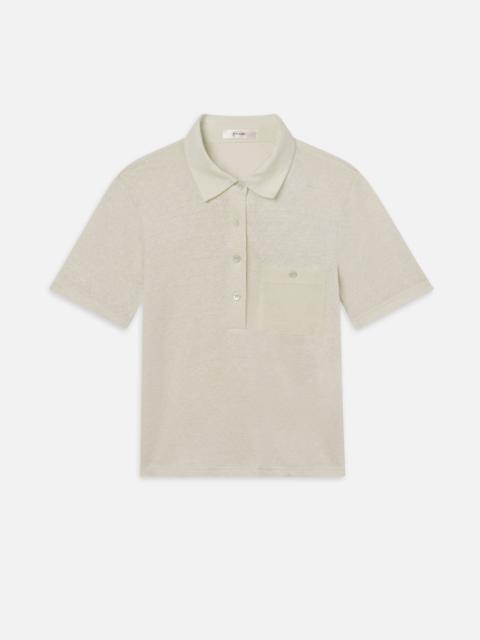 The Caddy Polo in Soft Mint