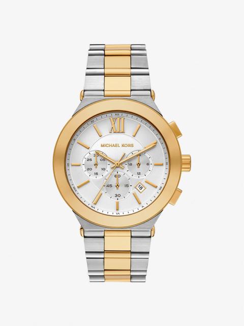 Oversized Billie Two-Tone Watch