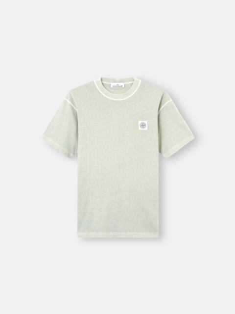 2100026 ORGANIC COTTON JERSEY 'FISSATO' EFFECT