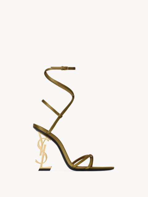 OPYUM SANDALS IN SATIN CREPE