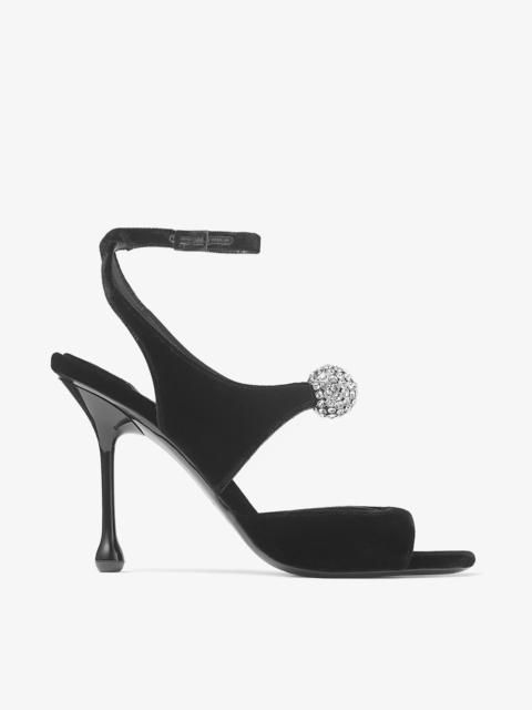 Orb 95
Black Velvet Sandals