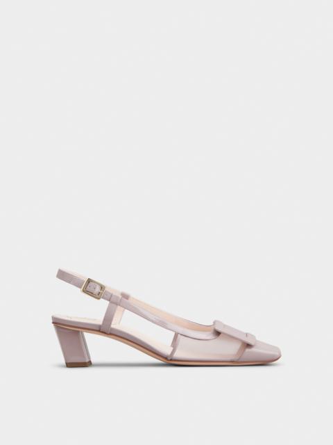 Belle Vivier Slingback Pumps in patent leather