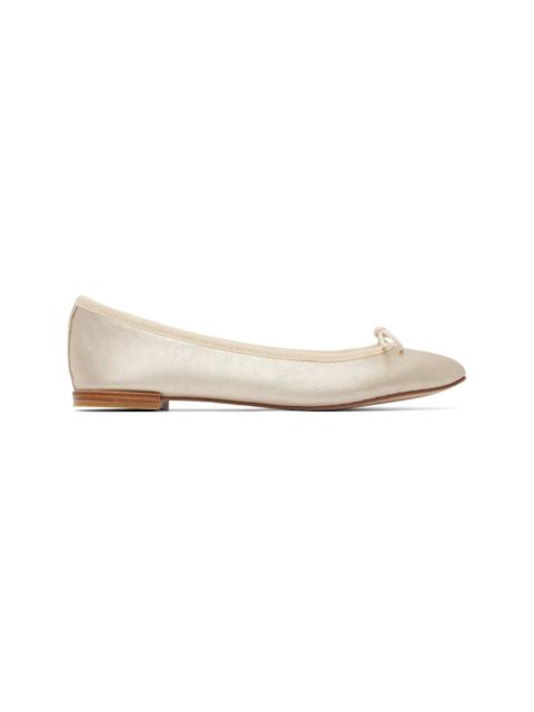 Gold Cendrillon Ballerina Flats