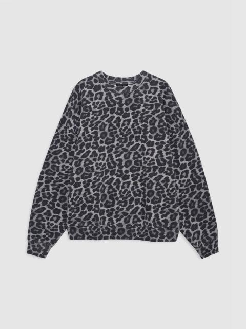 Miles Sweatshirt - Grey Leopard