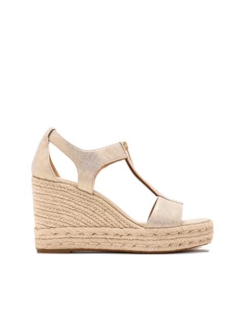 100mm Berkley zip-front t-bar espadrilles
