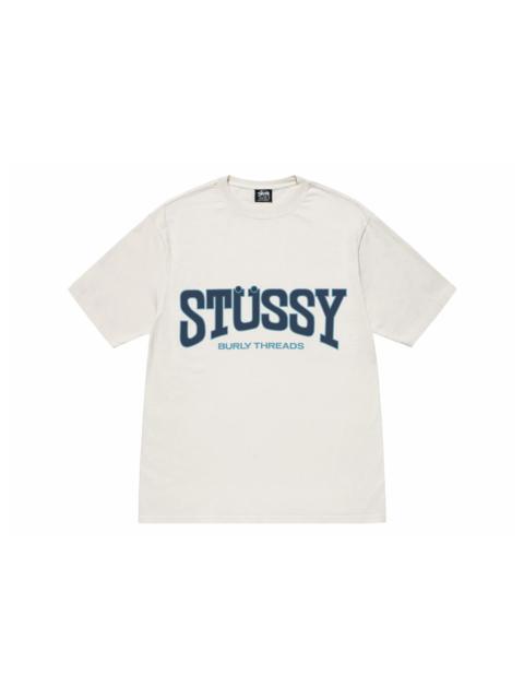 Stussy Burly Threads Pigment Dyed Tee Natural