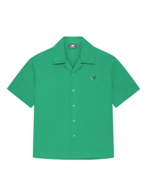 New Balance x Nice Rice SS23 Polo Shirt 'Green' 5HD27011-GRN