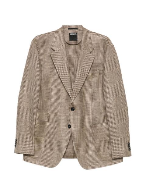 buttoned blazer