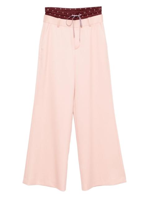 double waistband trousers