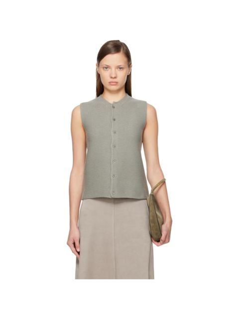 Gray Tyrolean Gilet Cardigan