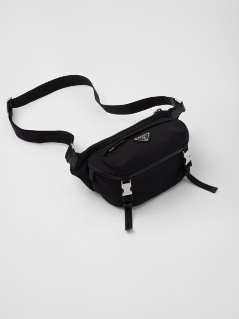 Re-Nylon and Saffiano leather shoulder bag
